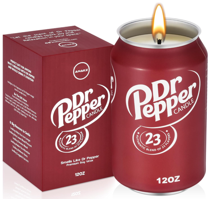 Doctor Pepper Candle