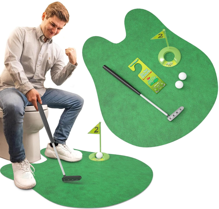 Perfect Bathroom Mini Golf Set for Golf Enthusiasts
