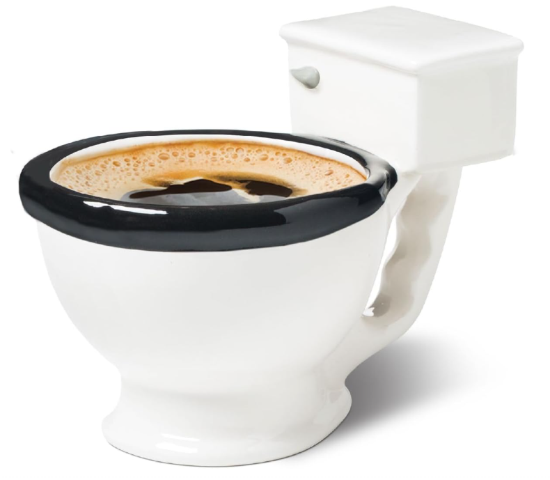 BigMouth Inc Toilet Coffee Mug - Funny Gag Gift