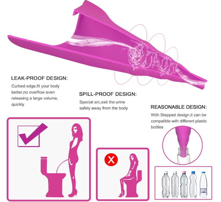 Women's Urinal with Drawstring Bags is The Perfect Companion for Travel and Outdoor